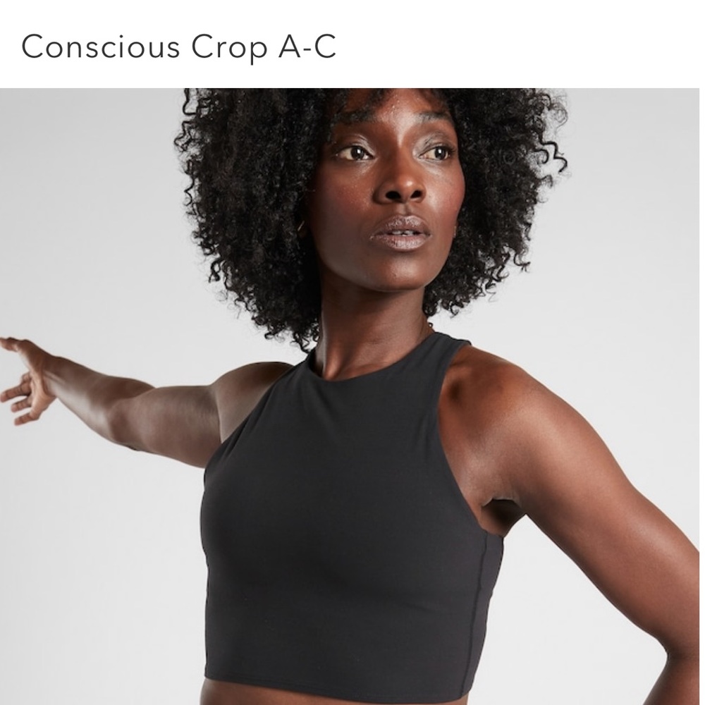 Athleta Conscious Crop Bra A -C Orig $59